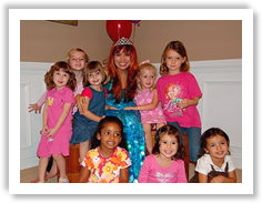 childrens entertainment little mermaid ariel character for hire party nyc kids birthday princesses