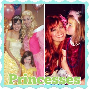 Kids Party Entertainment Packages Princess Face Painters Disney Princess Character for hire face painter and balloon artist Bellw Sleeping Beauty Birthday party
